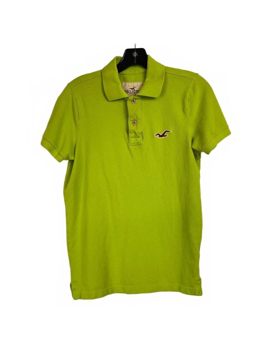 Hollister Green Polo Shirt Men's Size Small